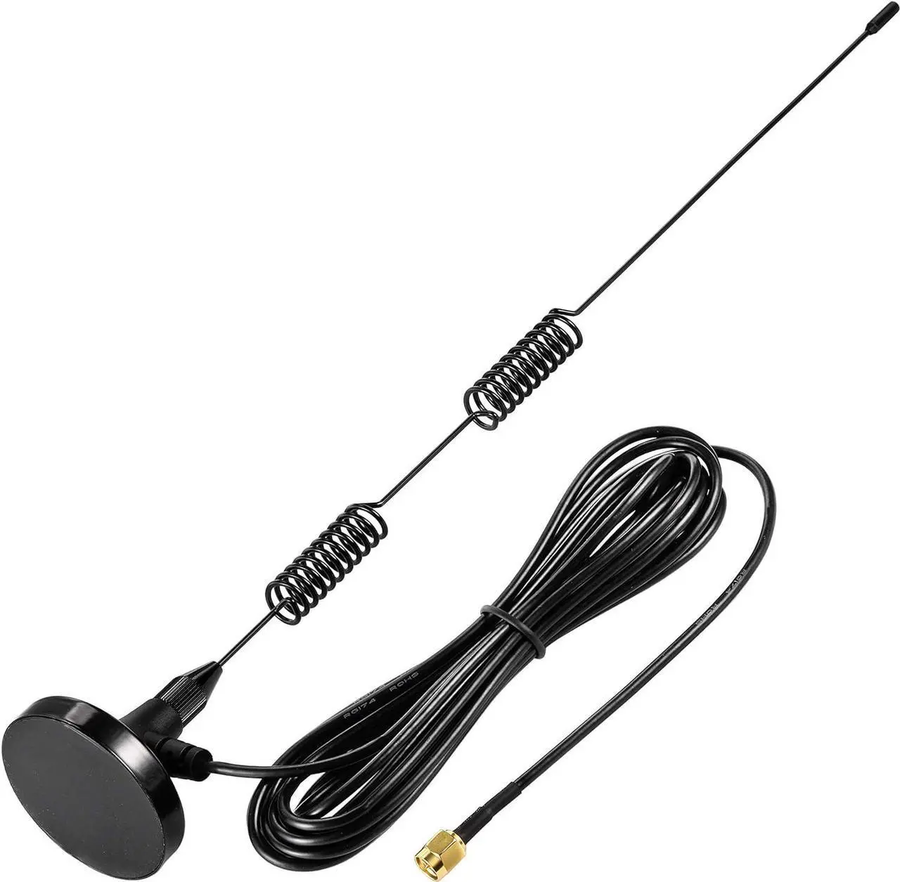 Alt view image 3 of 7 - Bingfu Dual Band VHF UHF 136-174MHz 400-470MHz Ham Radio Magnetic Base Antenna Handheld Two Way Radio SMA Male Antenna for Ham Radio Walkie Talkie Icom Yaesu Vertex Standard Horizon Marine VHF Radio