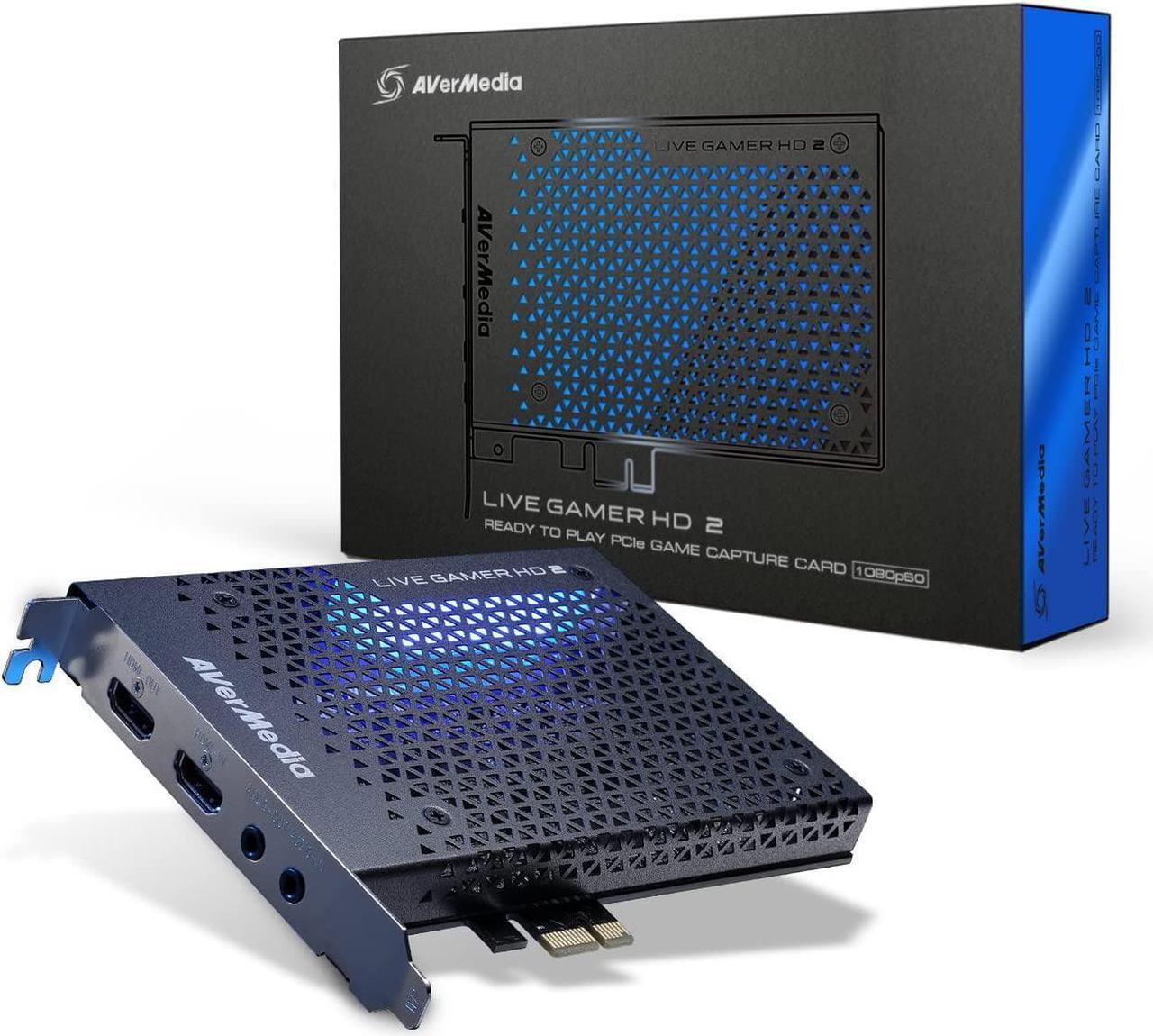 Alt view image 4 of 4 - AVerMedia Live Gamer HD 2-PCIe Internal Game Capture Card, Record and Stream in 1080p 60 with Multi-Card Support, Low-Latency Pass-Through on Xbox series x/s, PS5, Nintendo Switch, Windows 10 (GC570)