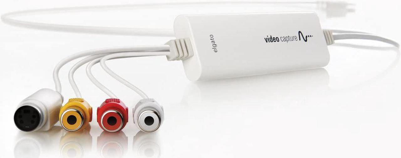 Main image of Elgato Video Capture  USB 2.0 Capture Card Device, Easy to Use, Convert Analog to Digital, with VHS VCR TV to DVD Adapter, for Mac, Windows or iPad