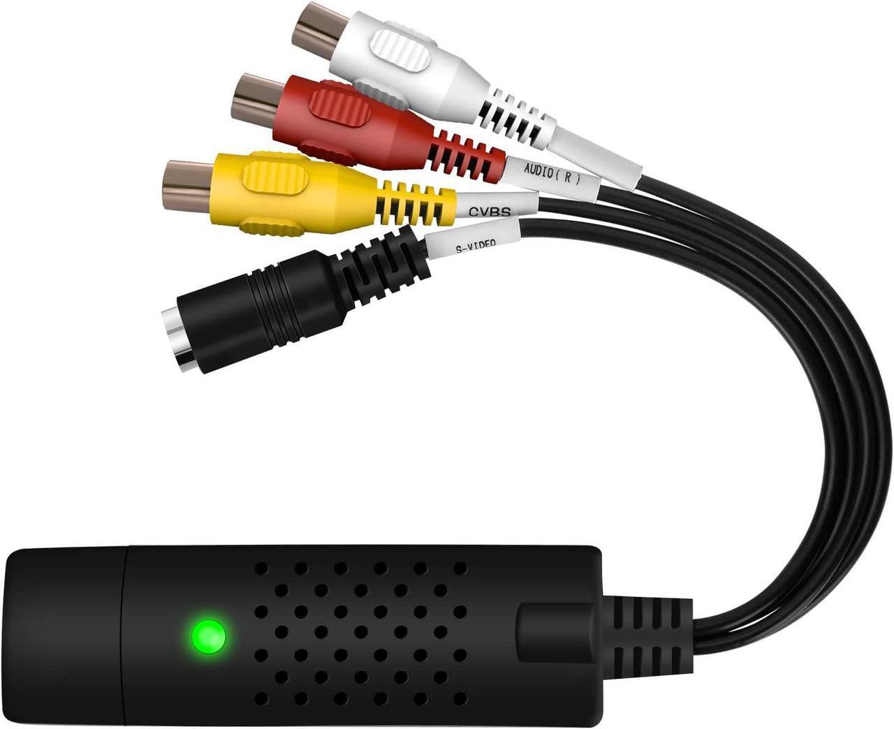Alt view image 7 of 7 - DIGITNOW USB Audio Video Capture Card, Video Grabber VHS VCR TV to DVD Converter Adapter for Windows PC