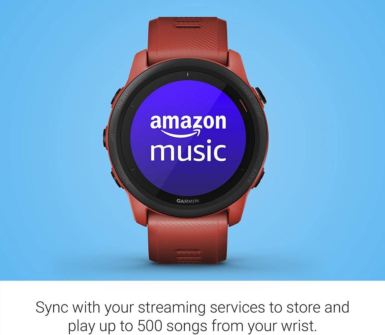 Alt view image 10 of 10 - Garmin Forerunner 745, GPS Running Watch, Detailed Training Stats and On-Device Workouts, Essential Smartwatch Functions, Red