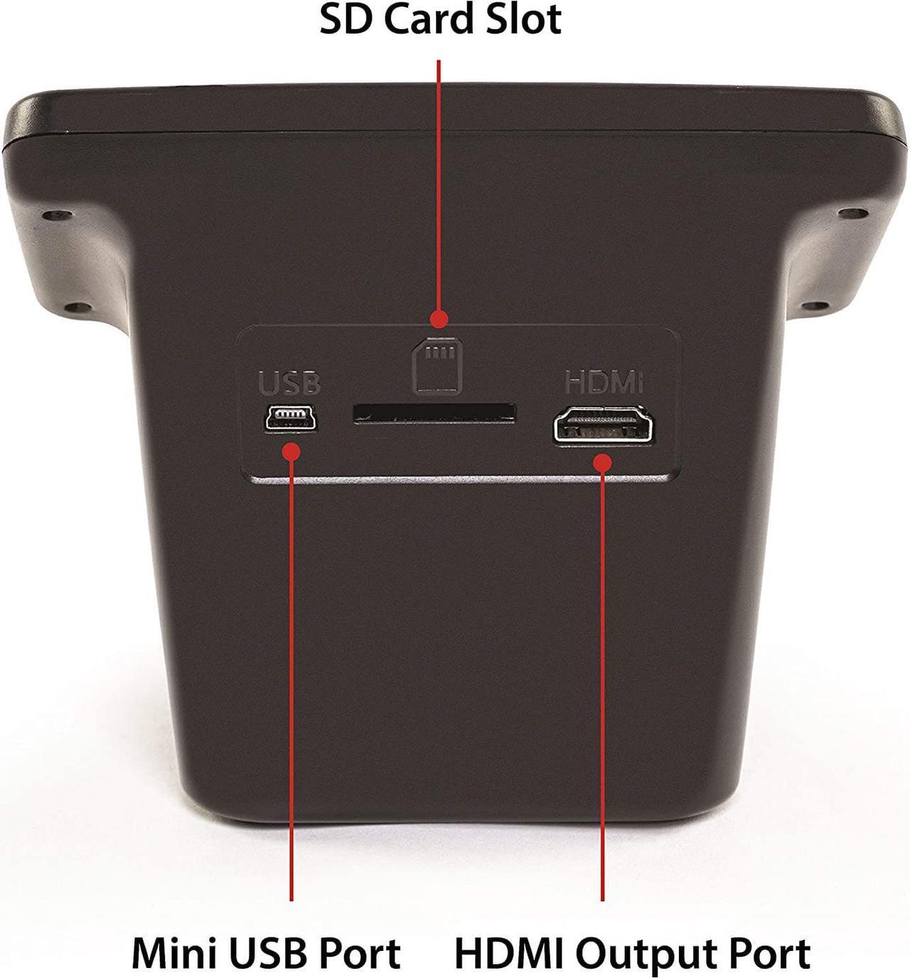 Alt view image 6 of 7 - Magnasonic All-in-One 24MP Film Scanner with Large 5" Display & HDMI, Converts 35mm/126/110/Super 8 Film & 135/126/110 Slides into Digital Photos, Built-in Memory (FS71)