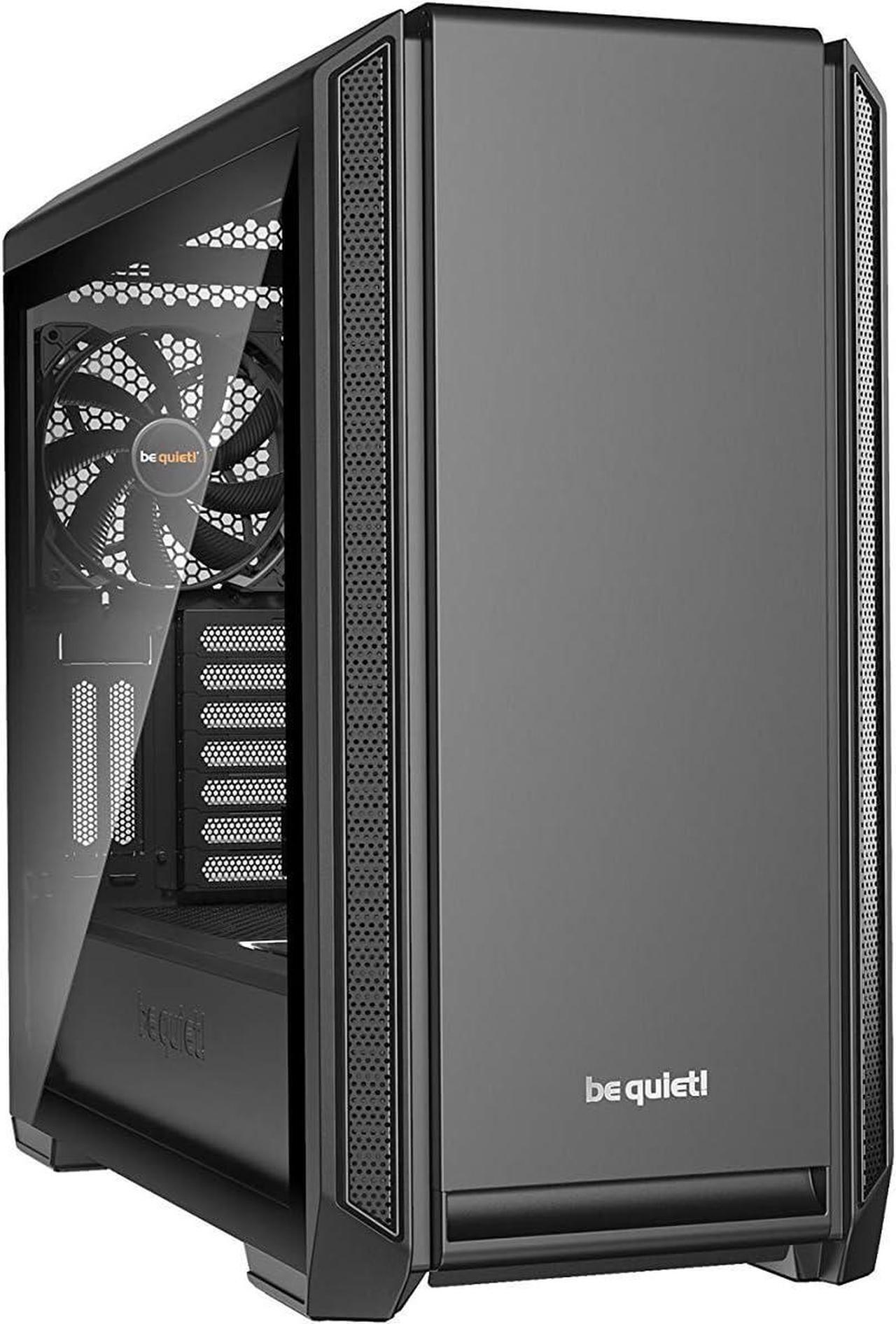 Alt view image 7 of 9 - be quiet! Silent Base 601 Window | Midi Tower ATX PC Case | Two 140mm Fans | 10mm Extra Thick Insulated mats | PSU Shroud | Black| BGW26