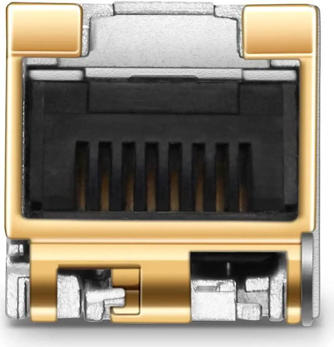 Alt view image 2 of 4 - 10GBase-T SFP+ Transceiver, 10G SFP+ to RJ45 Copper Module, CAT.6a/7, up to 80 Meters, for Cisco SFP-10G-T-80,Ubiquiti, D-Link, Supermicro, Netgear and Other Open Switches