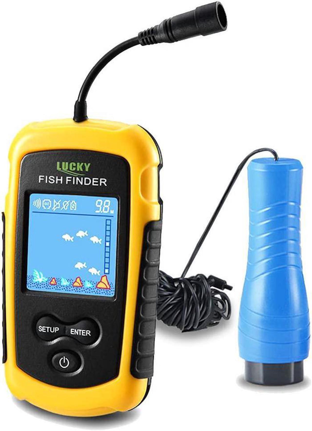 Main image of Small Portable Fish Finder Kayak Sonar Handheld Fish Finders Ice Fishing Castable Depth Finder Boat Fisherman Gifts
