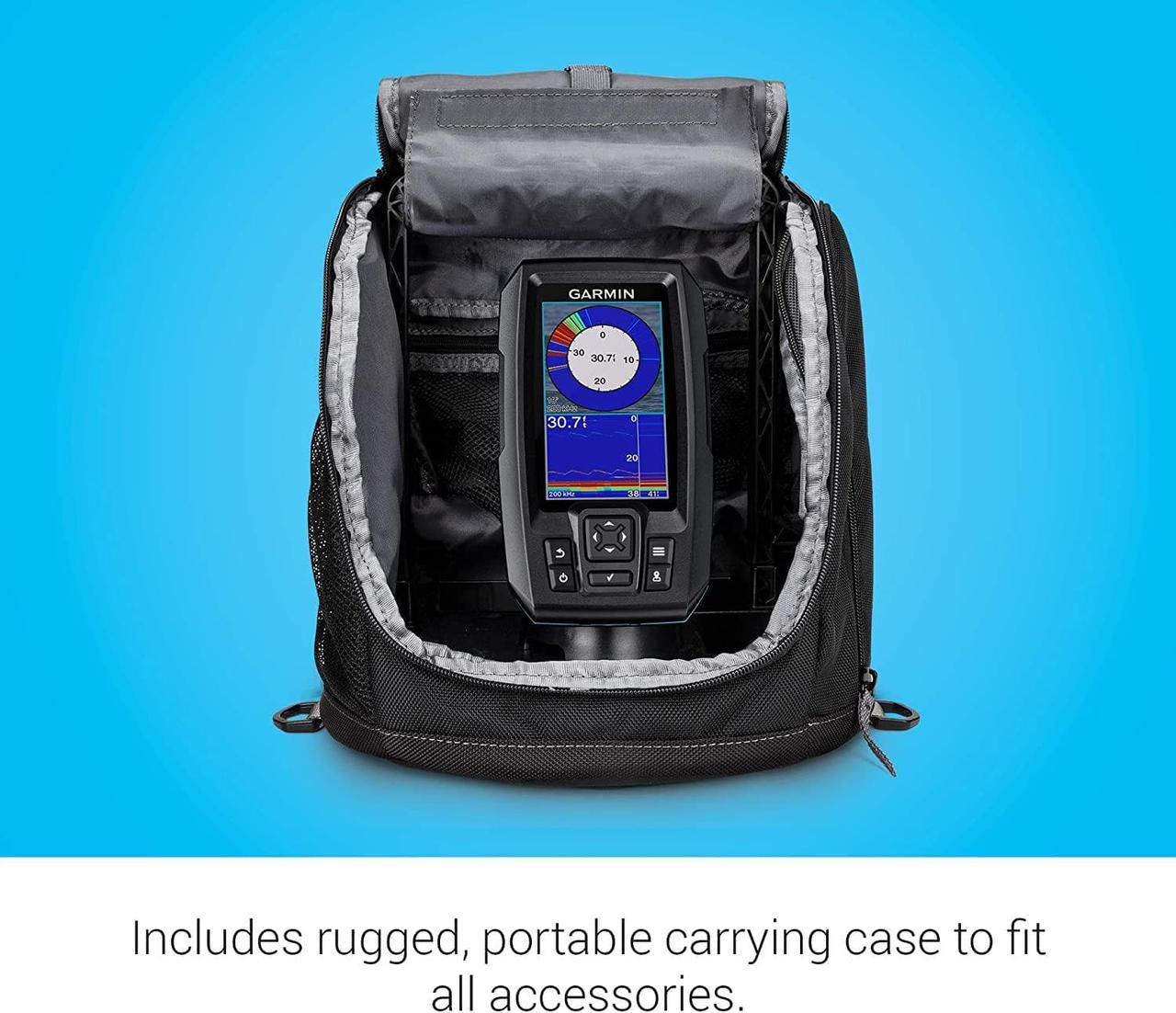 Alt view image 11 of 13 - GARMIN STRIKER PLUS 4 4 ICE FISHING BUNDLE