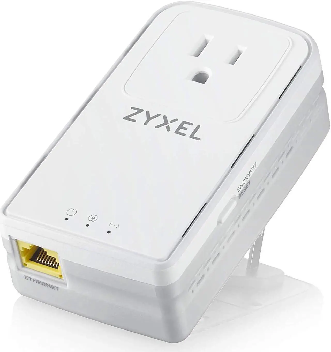 Alt view image 5 of 5 - Zyxel G.hn 2400 Wave 2 Powerline Kit, Pass-Thru, Gigabit, Plug&Play, Stream 8k Content, Brown Box Kit [PLA6456BBKIT]