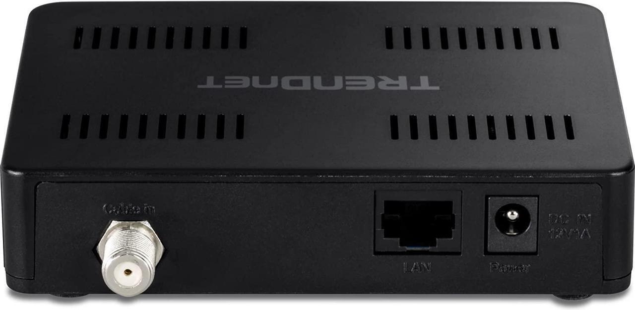 Alt view image 6 of 7 - TRENDnet Ethernet Over Coax MoCA 2.5 Adapter, TMO-312C, Backward Compatible with MoCA 2.0/1.1/1.0, RJ-45 Gigabit LAN Port, Supports Net Throughput up to 1Gbps, Support up to 16 Nodes, Black
