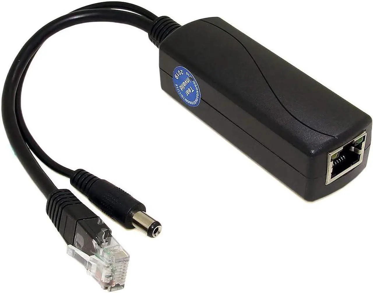 Main image of Gigabit PoE Splitter 12V 2A Output with IEEE 802.3af/at Standard Compliant 10,100,1000Mbps Power Over Ethernet Splitter Adapter for Security Camera CCTV Surveillance 5.5x2.1mm DC Plug Cable(PS5712TG)