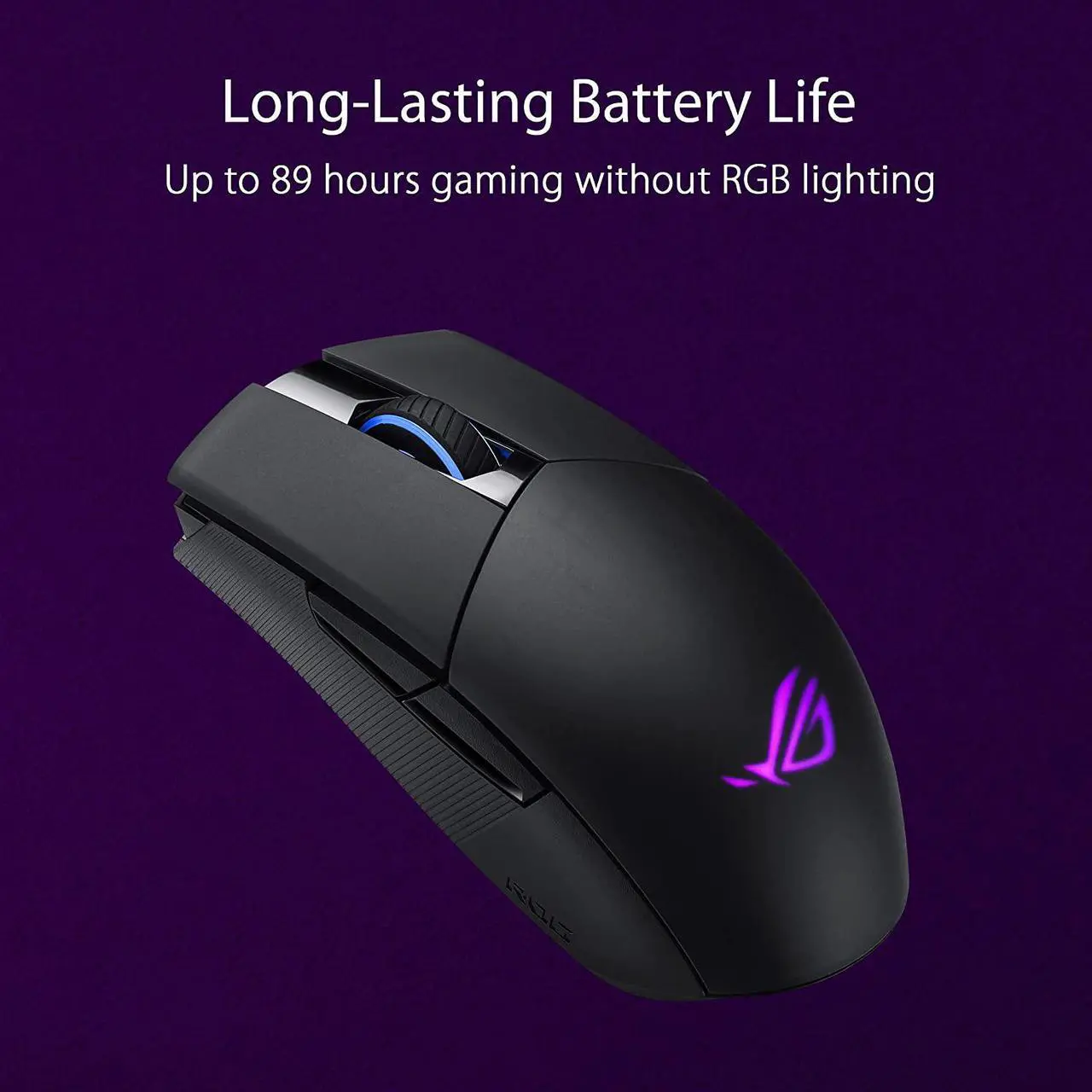 Alt view image 4 of 7 - South City Mall Optical Gaming Mouse - ROG Strix Impact II | Wireless Gaming Mouse with 16,000 DPI | 5 Programmable Buttons, RGB Lighting, 2.4 GHz, Long Battery Life, Lightweight, Ergonomic