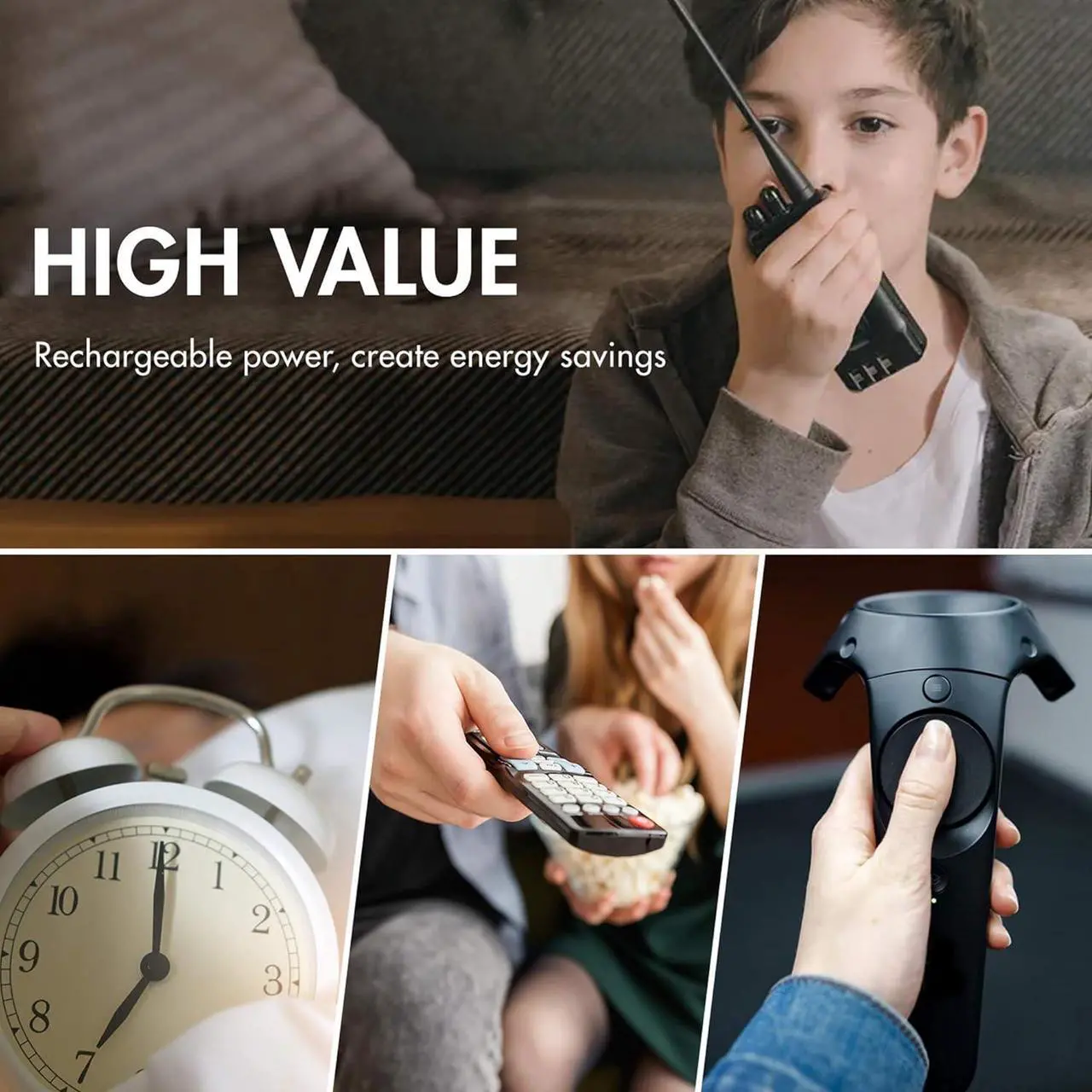 Alt view image 4 of 7 - AA Rechargeable Battery, High Capacity 2500mAh NiMH AA Battery, 1.2V Double A Batteries, 60 Pack