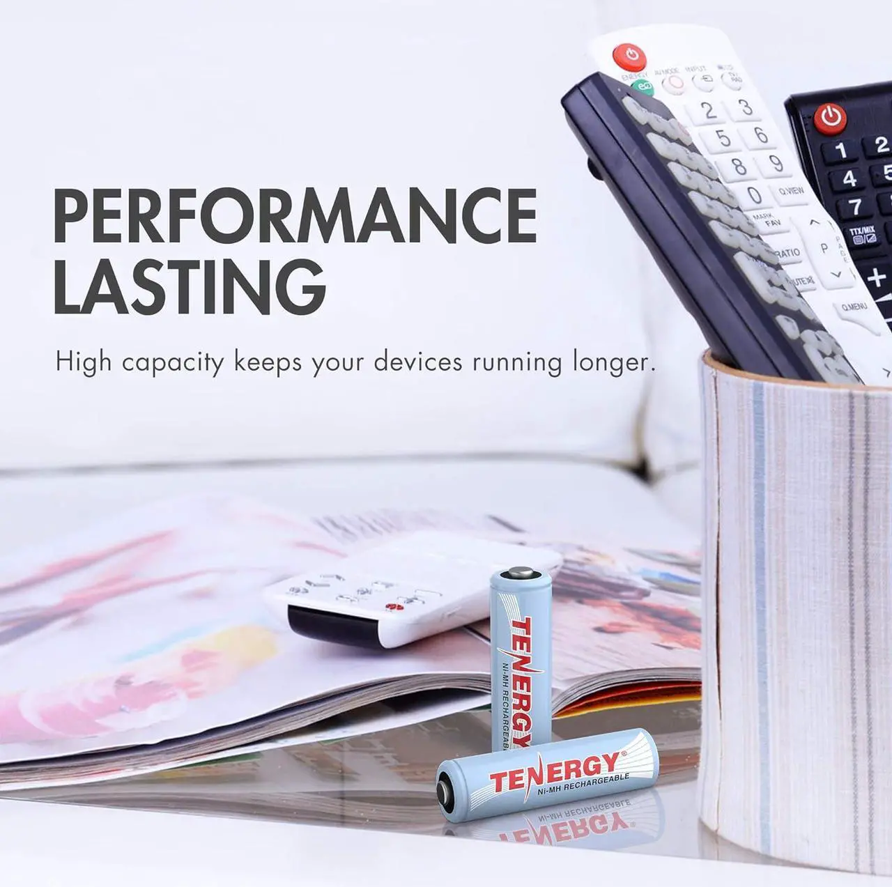 Alt view image 5 of 7 - AA Rechargeable Battery, High Capacity 2500mAh NiMH AA Battery, 1.2V Double A Batteries, 60 Pack