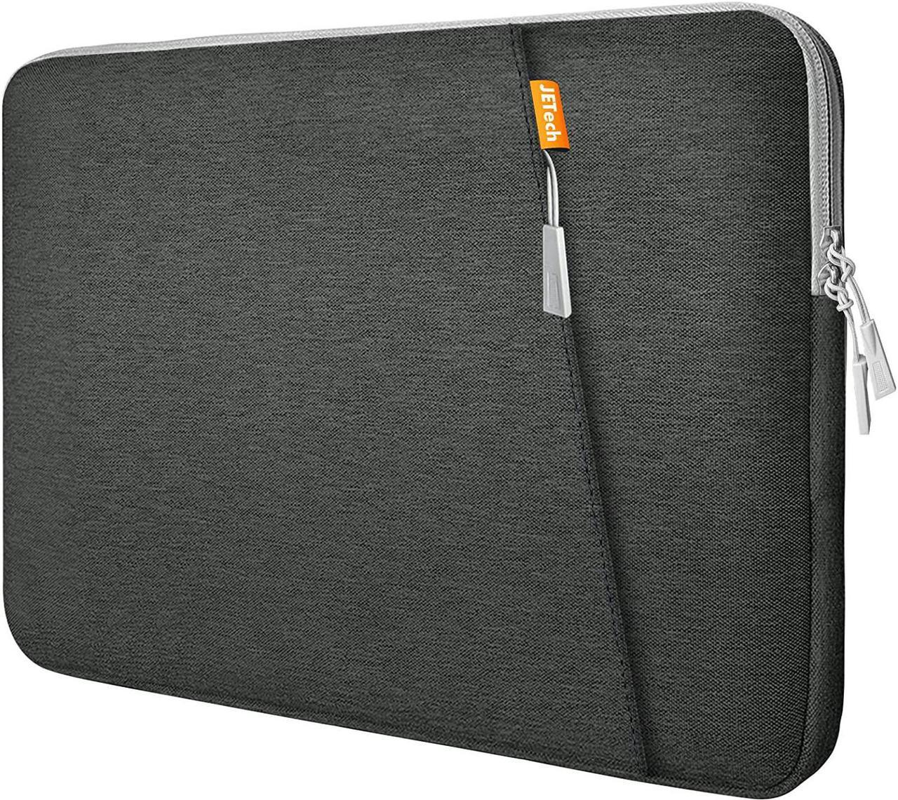 JETech Laptop Sleeve for 13.3-Inch Notebook Tablet iPad Tab, Waterproof Bag Case Briefcase Compatible with 13" MacBook Air, 13" MacBook Pro, 12.3 Surface Pro, Dark Grey