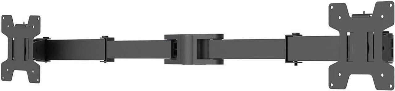 WALI Universal Dual Fully Adjustable Arm for WALI Monitor Mounting System (002ARM), Black