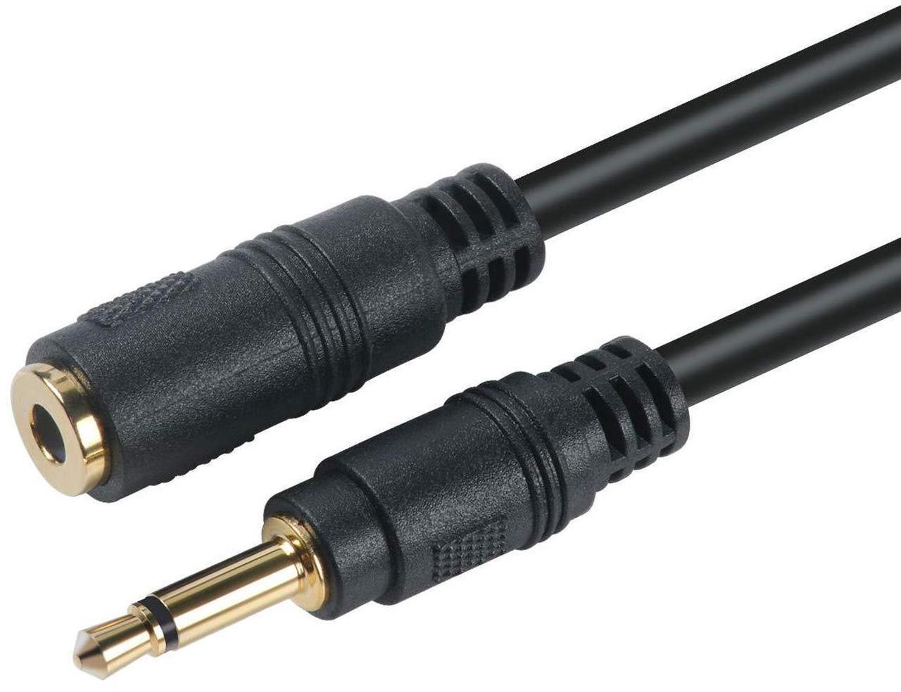 Alt view image 2 of 4 - 3.5mm Mono Extension 6FT - 12V Trigger IR Infrared Sensor Receiver Extension Extender 3.5mm 1/8 TS Monaural Mini Mono Audio Plug Jack Connector Male to Female Cable Wire Cord (6FT)