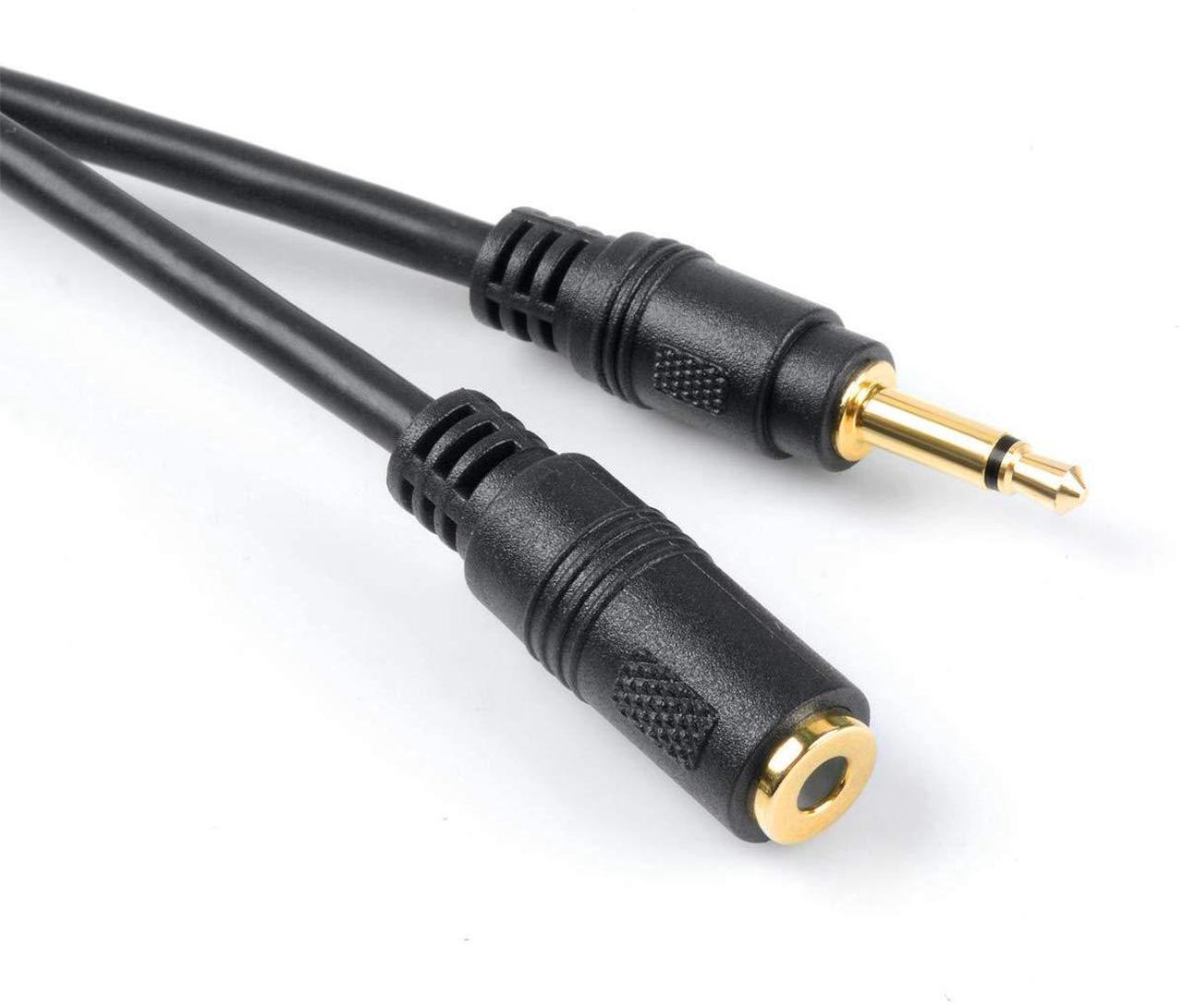 Alt view image 3 of 4 - 3.5mm Mono Extension 6FT - 12V Trigger IR Infrared Sensor Receiver Extension Extender 3.5mm 1/8 TS Monaural Mini Mono Audio Plug Jack Connector Male to Female Cable Wire Cord (6FT)