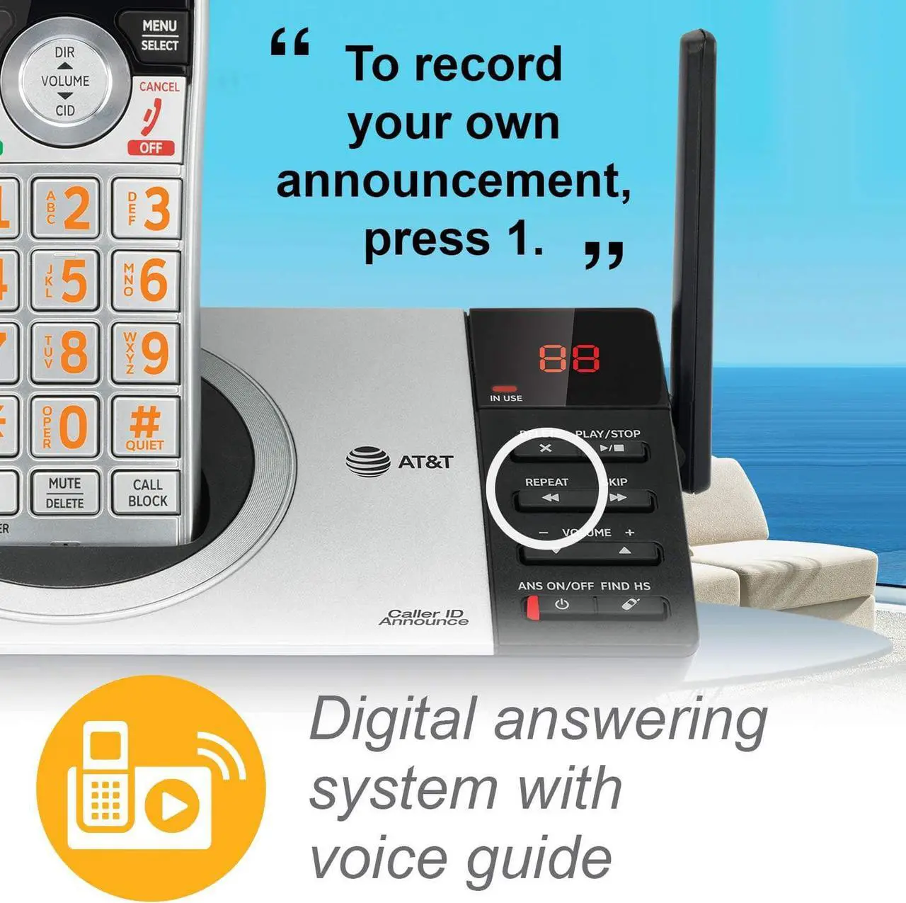 AT&T CL82207 Cordless Phone - Thumbnail 3
