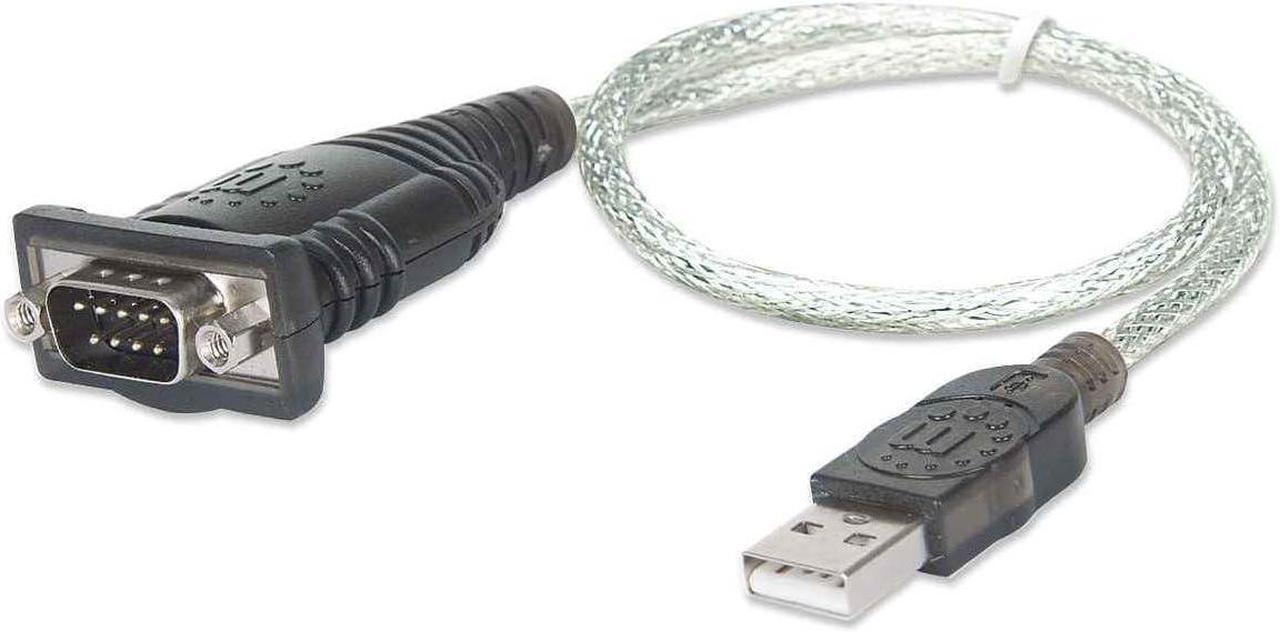 Main image of MANHATTAN USB to Serial Converter Connects One Serial Device to A USB Port (205146)