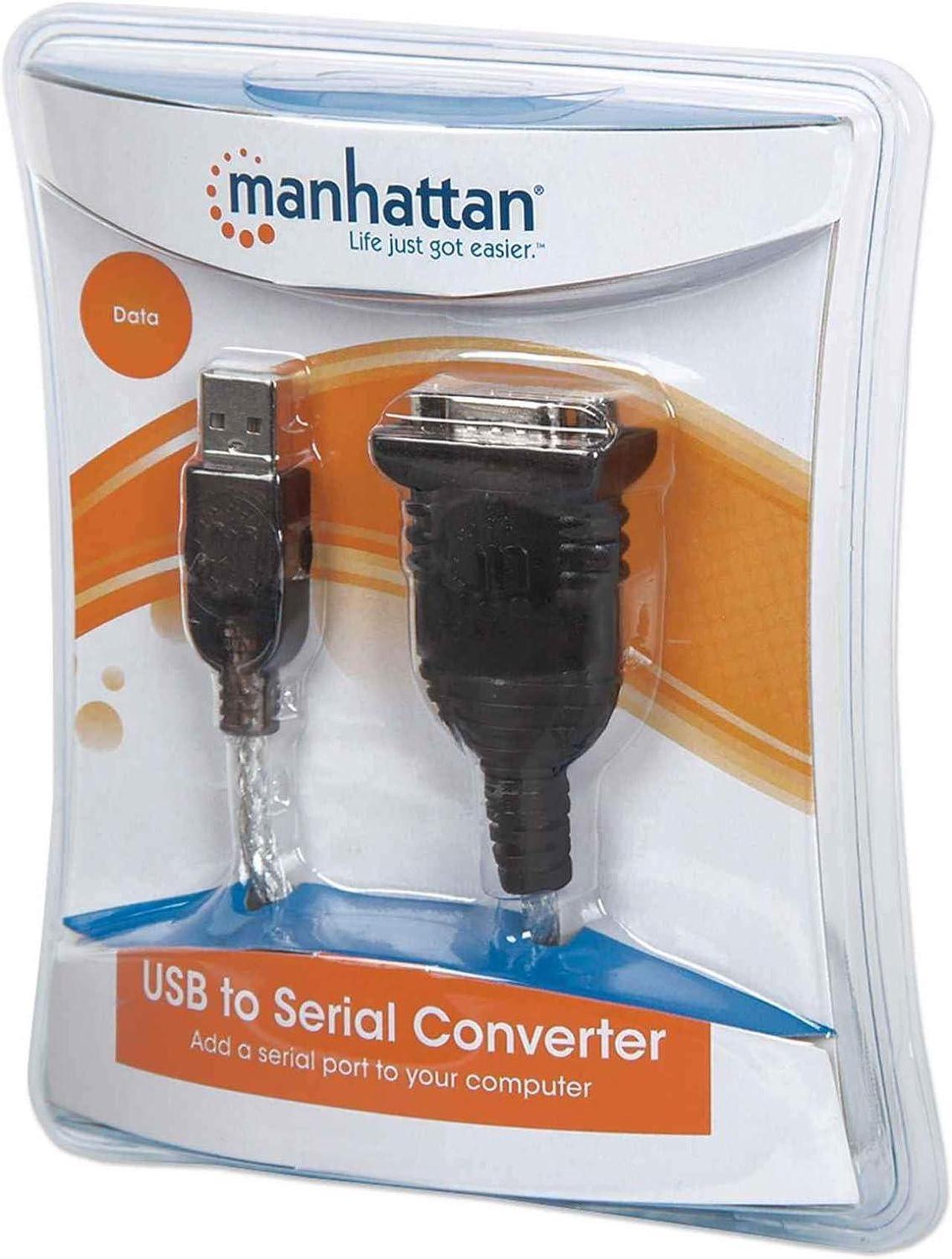 Alt view image 4 of 4 - MANHATTAN USB to Serial Converter Connects One Serial Device to A USB Port (205146)