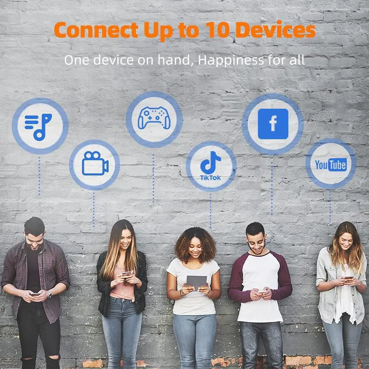 Alt view image 3 of 5 - GlocalMe DuoTurbo 4G LTE Portable WiFi Mobile Hotspot Device for Travel, SIMFREE, No Contract, with Lifetime US 8GB & Global 1GB Data in 150+ Countries, Support 10 Devices Connected (White)