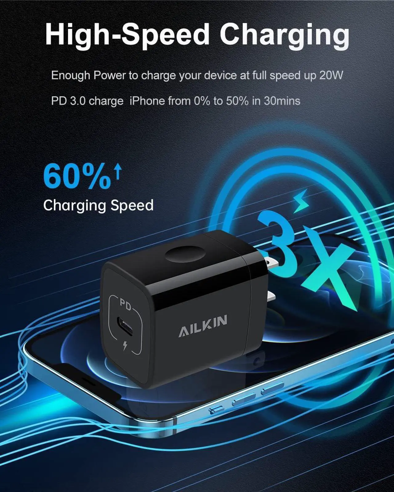 Alt view image 3 of 7 - Fast C Type Charger for Samsung Galaxy A15 5G A14 S24 S23 A25 S22+ S21 Ultra 5G S20 S10 Note 20 A35 5G Google Pixel 8 9 Pro 7, 20W PD Wall Plug+30W Car Adapter+60W C to USB-C Cables-6Ft iPhone 15 Pro