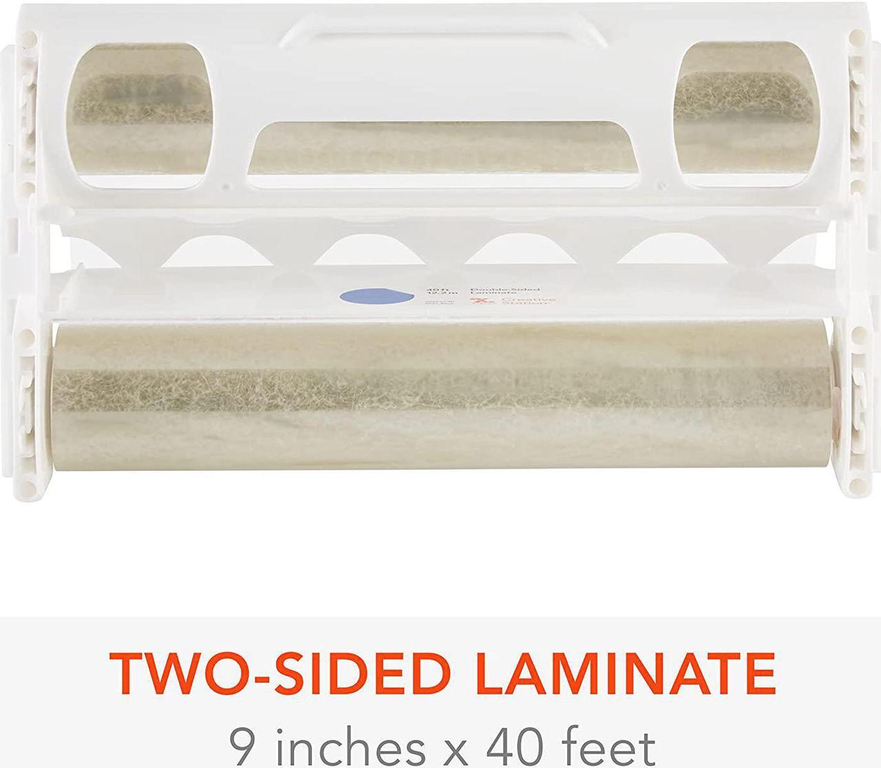Alt view image 2 of 4 - Xyron Two Sided Laminate Refill for Creative Station, 9" x 40', Refill-Cartridge for Label Maker, Laminator Machine, Scrapbooking Supplies, Home Office & Home School Craft Supplies (0902-01-40),White