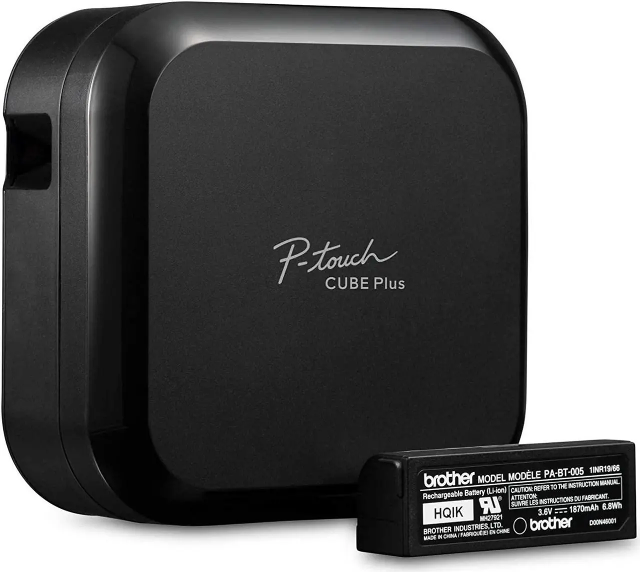 Alt view image 3 of 7 - Brother P-touch CUBE Plus PT-P710BT Versatile Label Maker with Bluetooth Wireless Technology