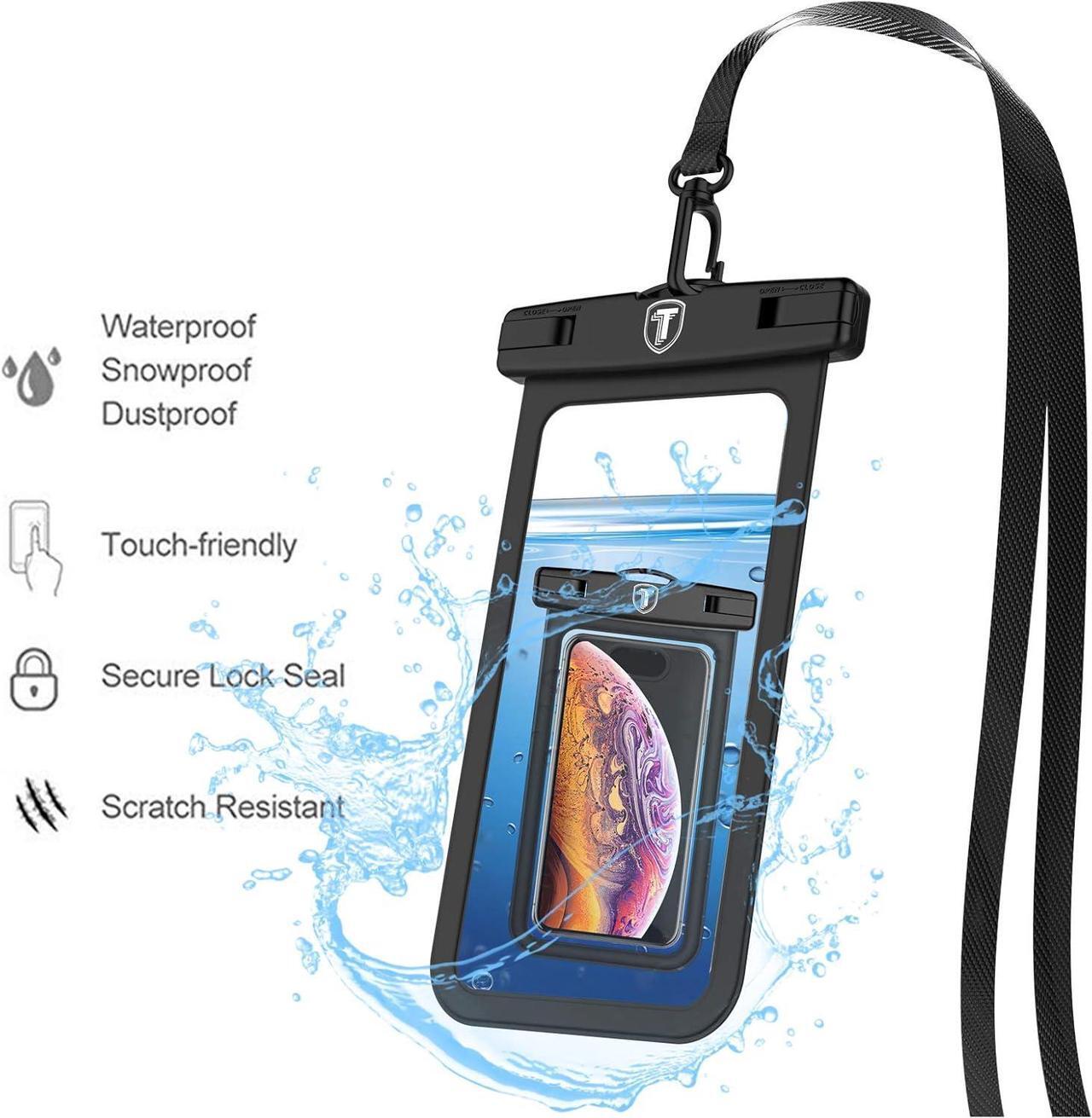 Alt view image 2 of 7 - Njjex Waterproof Phone Pouch [2 Pack] Waterproof Phone Case Cellphone Dry Bag For Samsung Galaxy Note 20 Ultra S25 Ultra S24 S23 S22 S21+ S20 S10 A14 A15 A35 A16 5G iPhone 16 Pro Max 15 14 13 12 11 Xr