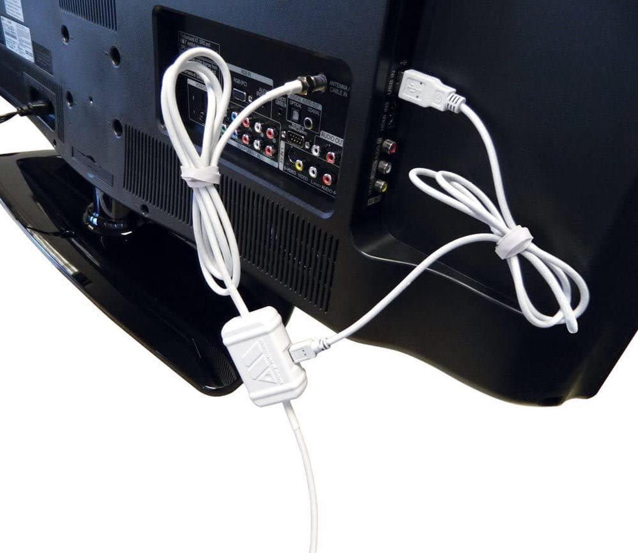 Alt view image 3 of 6 - Winegard FL5500A FlatWave Amped Digital HD Indoor Amplified TV Antenna (4K Ready / ATSC 3.0 Ready / High-VHF / UHF), 60 Mile Long Range, Black/White, 6 Feet, Welcome to consult
