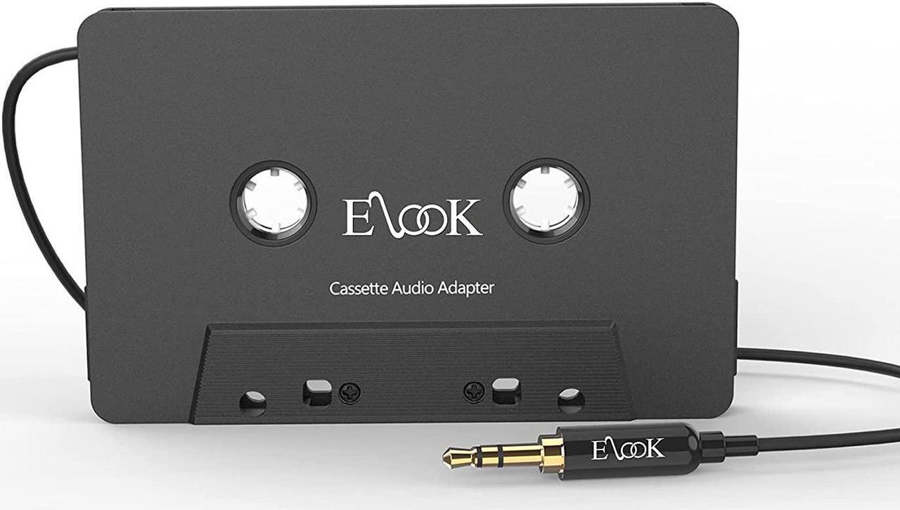 Main image of Car Cassette Aux Adapter 3.5mm Universal Audio Cable Tape Adapter for Car Phone MP3 ect. Black