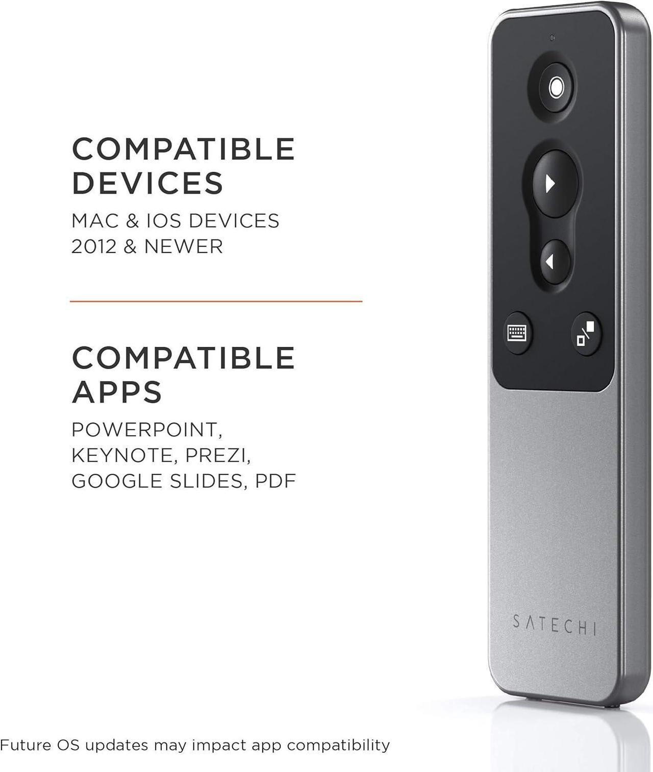 Alt view image 4 of 5 - R1 Bluetooth Presentation Remote  Wireless Presenter for PowerPoint & Keynote  for M2/ M1 MacBook Pro/Air M2/ M1 iPad Pro/Air M2 Mac Mini iMac M1