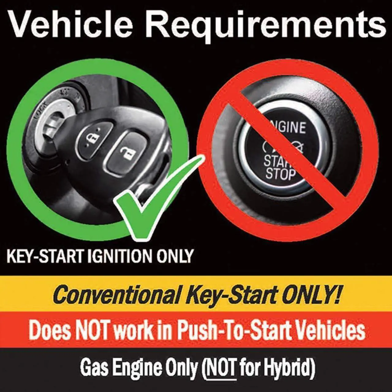 Alt view image 2 of 5 - Remote Start Kit Compatible with Ford Escape 2013 2014 2015 2016 || 100% Plug & Play Harness || NO Wire Splicing! || Press OEM Fob 3X to Start || USA Based Tech Support