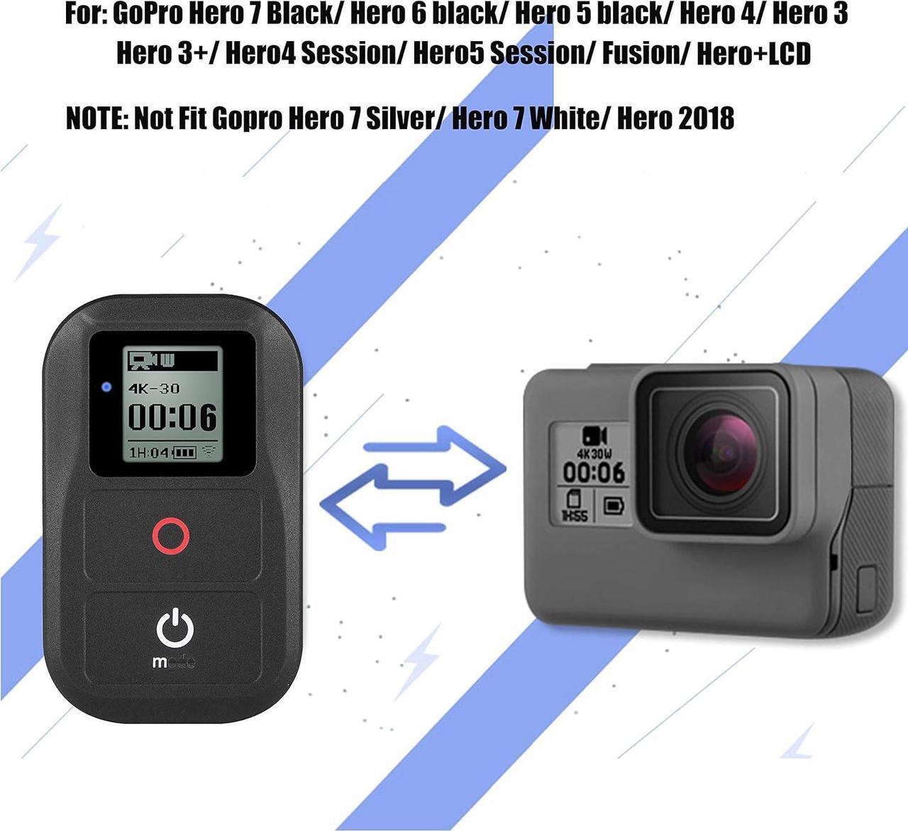 Alt view image 4 of 7 - Waterproof Wireless Remote Control for Gopro Hero 8 Hero 7 Black Hero 6 Black Hero 5 Hero 5session Hero 4 Hero4 Session Hero 3+ Hero 3 Action Camera WiFi Remote
