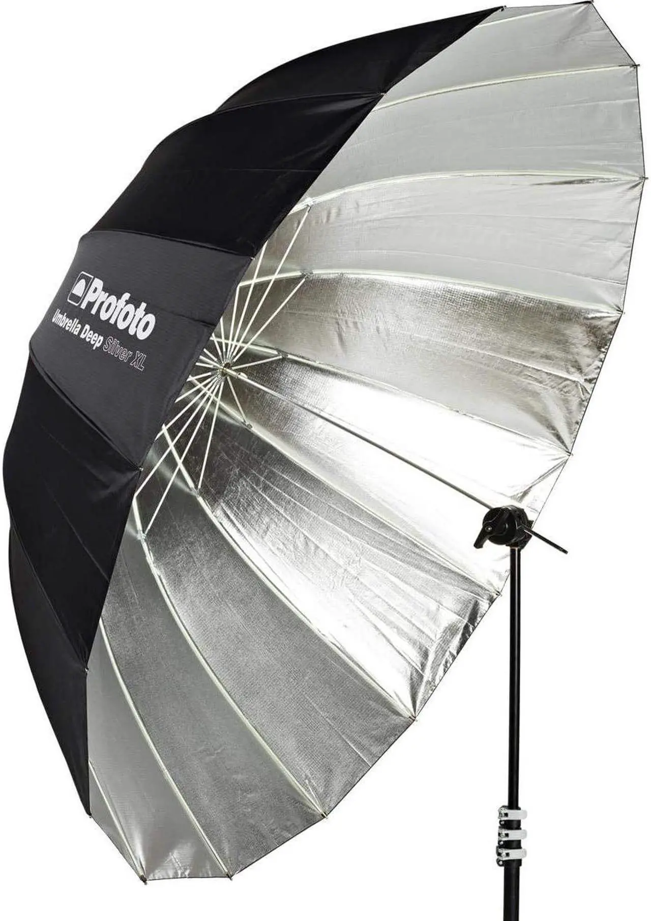 Alt view image 10 of 13 - Profoto Deep Silver Umbrella, XL, 65" (165cm) #100981
