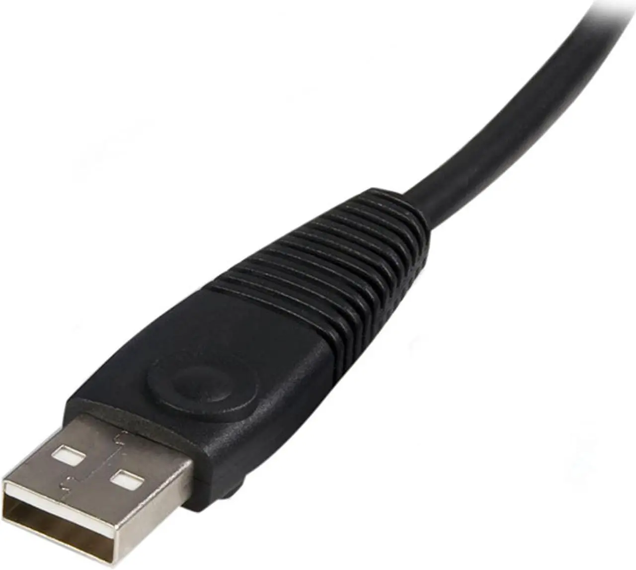 Alt view image 3 of 5 - 10 ft 2-in-1 Universal USB KVM Cable - 10ft VGA KVM Cable - 10ft USB KVM Cable - 10ft KVM Switch Cable (SVUSB2N1_10),Black