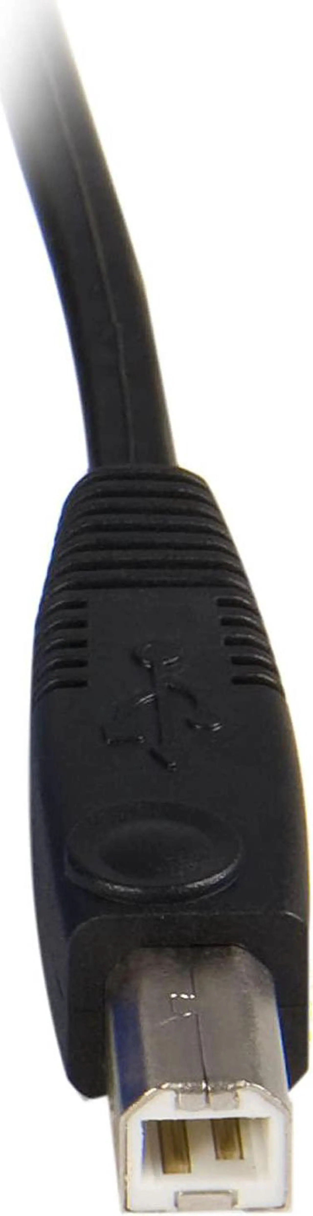 Alt view image 5 of 5 - 10 ft 2-in-1 Universal USB KVM Cable - 10ft VGA KVM Cable - 10ft USB KVM Cable - 10ft KVM Switch Cable (SVUSB2N1_10),Black