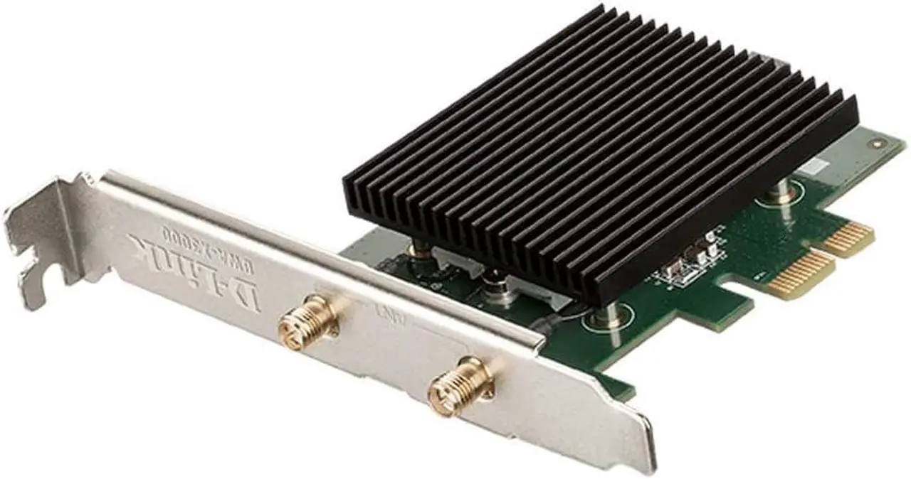 Alt view image 7 of 7 - PCI Express Wireless Adapter AX3000 WiFi 6 Bluetooth 5.1 Magnetic Antenna Base Heatsink Dual Band Windows 10 PCIe Ethernet Network (DWA-X3000)