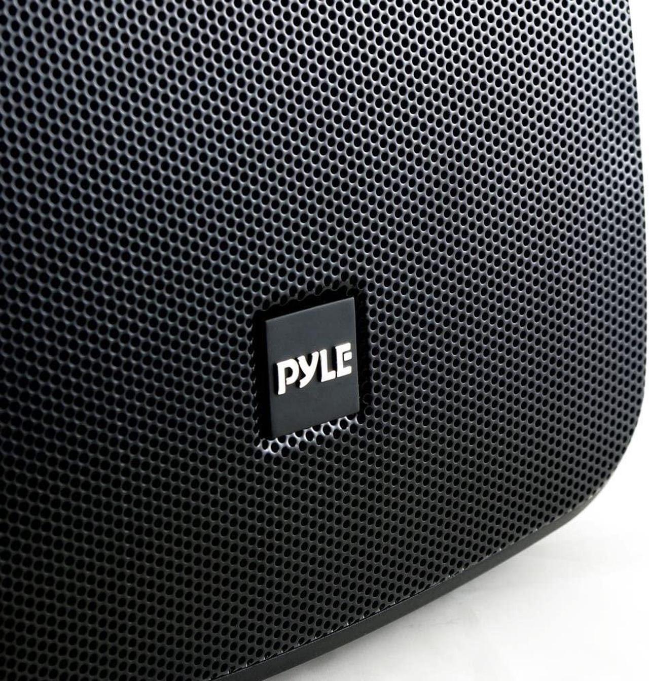 Alt view image 3 of 5 - Outdoor Waterproof Wireless Bluetooth Speaker - 5.25 Inch Pair 2-Way Weatherproof Wall/Ceiling Mounted Dual Speakers w/Heavy Duty Grill, Universal Mount, Patio, Indoor Use -  PDWR54BTB (Black)