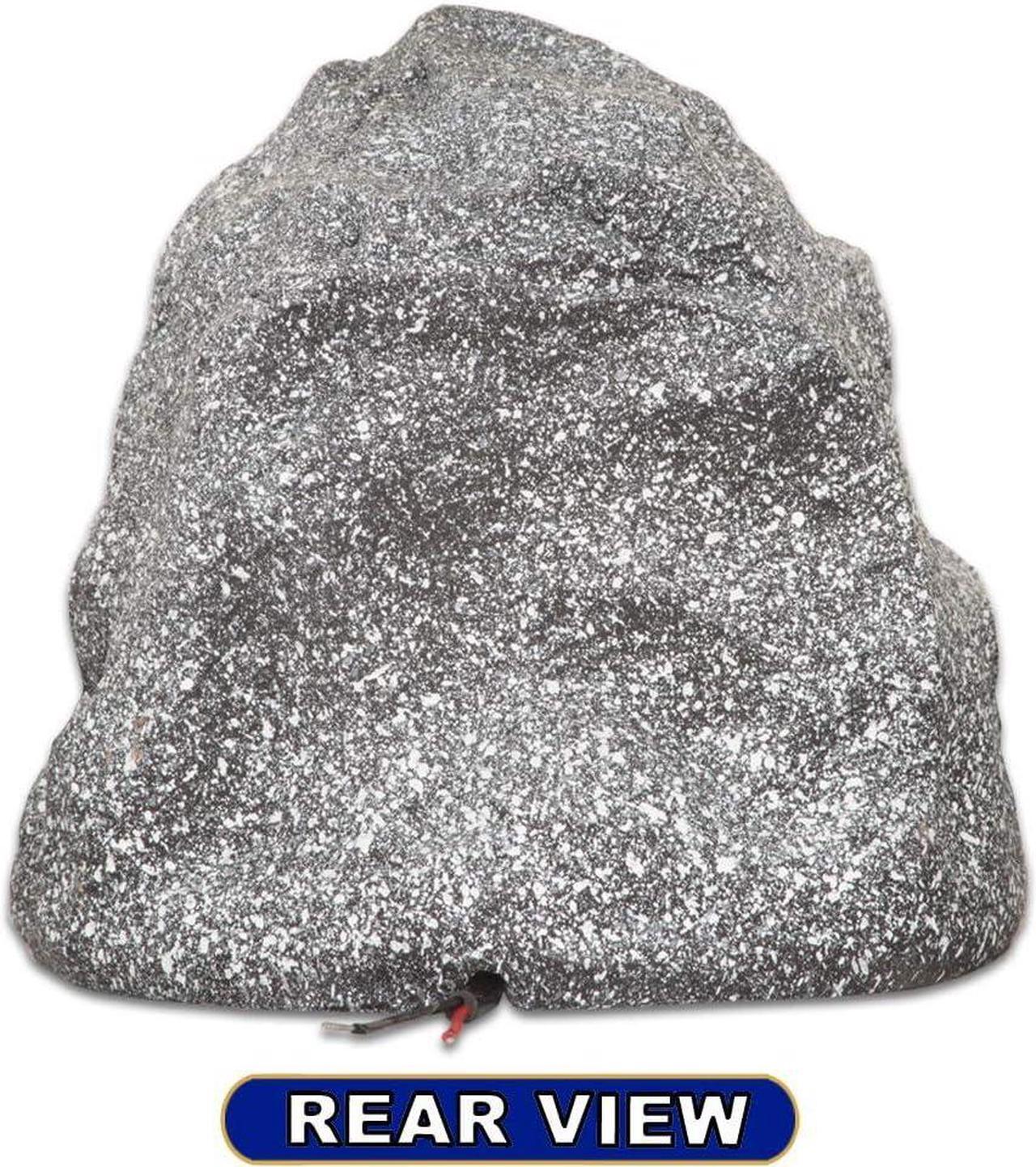Alt view image 6 of 6 - Theater Solutions 4R4G New Wired Outdoor Garden Waterproof Granite Rock Patio Speakers (set of 4)