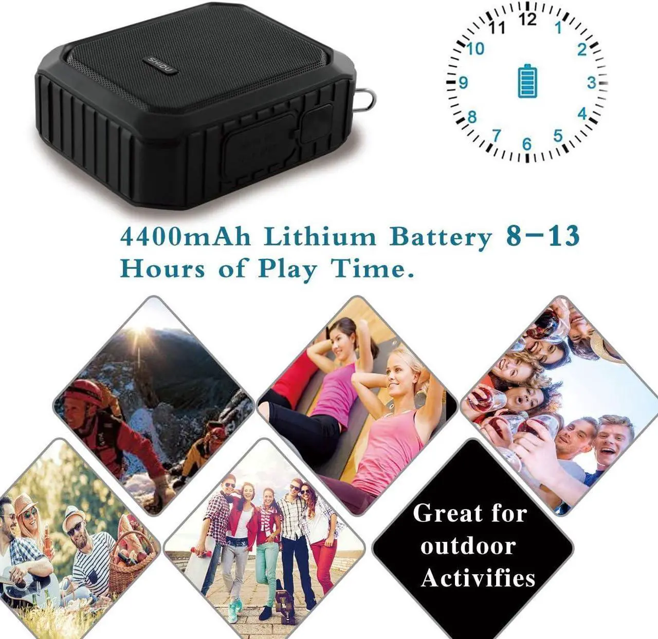 Alt view image 3 of 7 - Voice Amplifier Wireless for Teachers, 18W Personal PA System Ultra-Portable Megaphone with Wireless Microphone Headset, IPX5 Waterproof 5.0 Bluetooth Voice Amplifier Speaker - Indoor & Outdoor