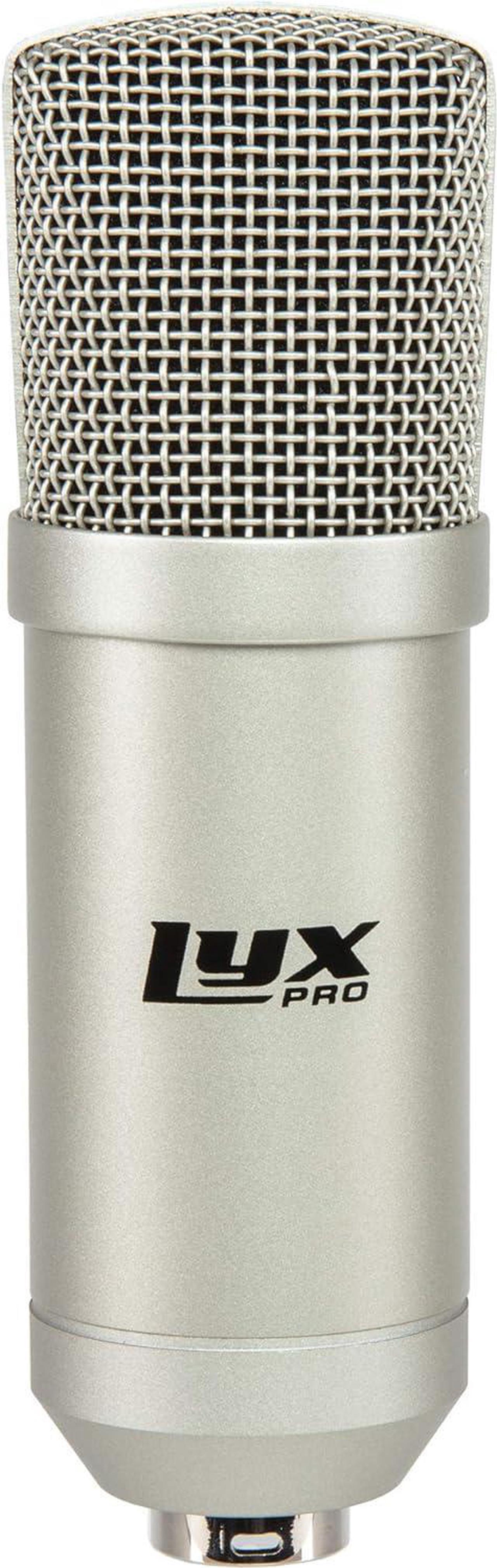 Main image of LyxPro Condenser Microphone for Studio, Vocals, Instruments, Podcasting and Professional Recordings with Shockmount, XLR Cable, Pop Filter