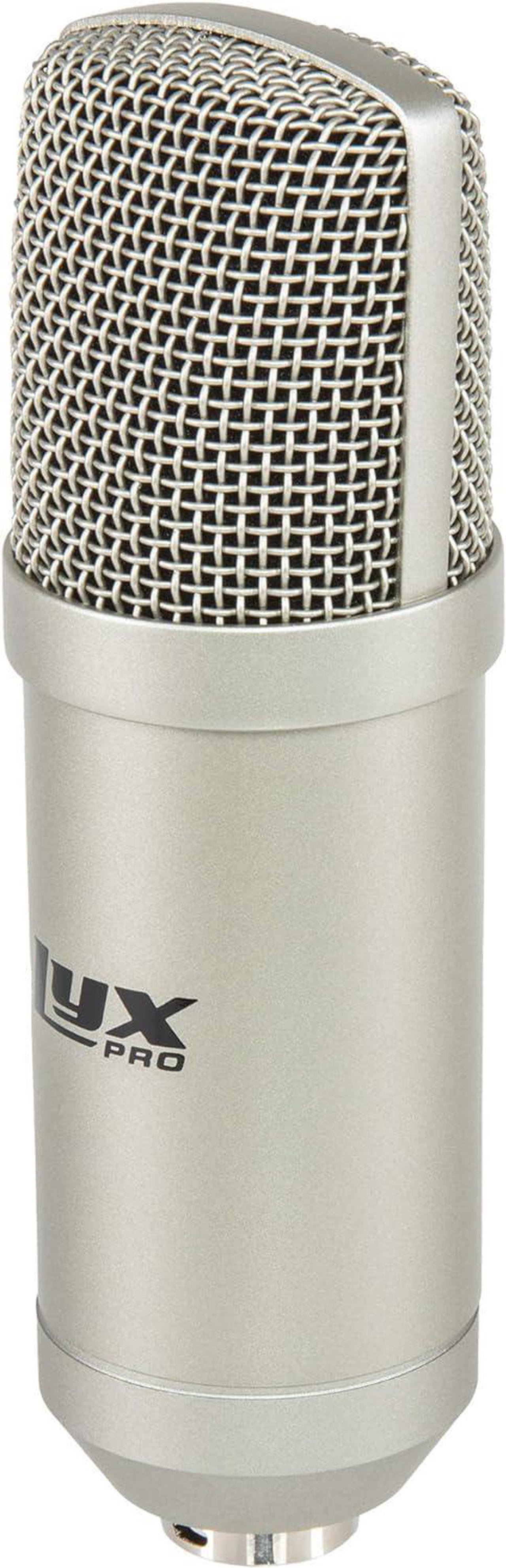Alt view image 3 of 4 - LyxPro Condenser Microphone for Studio, Vocals, Instruments, Podcasting and Professional Recordings with Shockmount, XLR Cable, Pop Filter