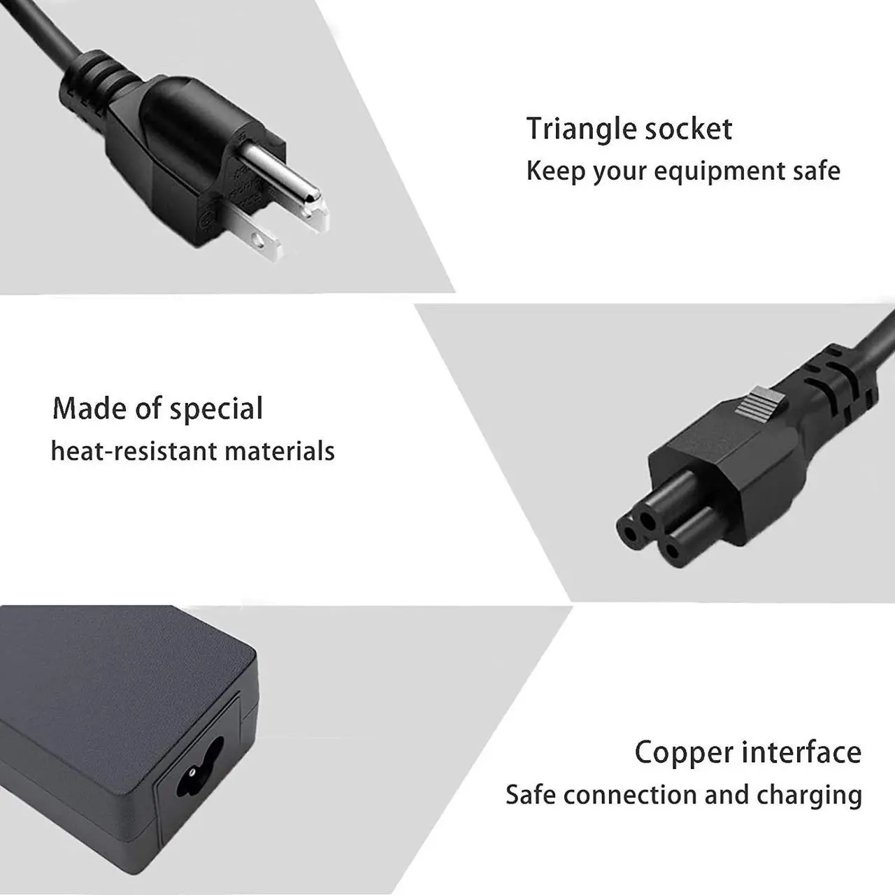 Alt view image 2 of 7 - 90W Laptop Charger Adapter Power Cord for Dell Inspiron 15 7537 7547 7548 M5010 M5030 N5030 N5040 N5050 15R 5520 5521 5537 N5010 N5110; Inspiron 3420 3520; Latitude E5420 E5430 E5440
