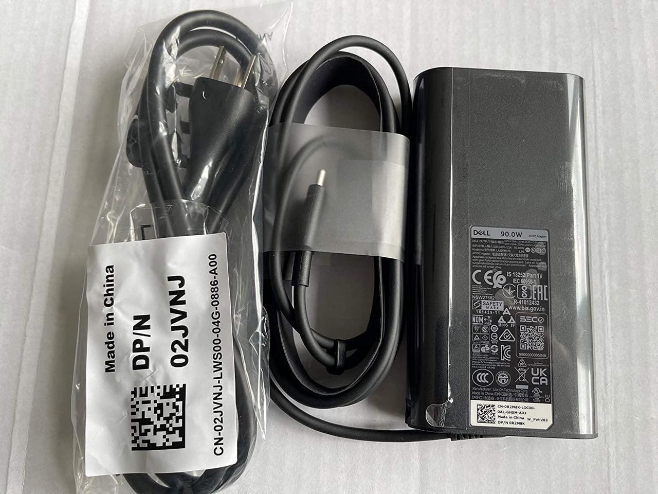 New Laptop Charger 90W watt USB Type C(USB-C) AC Power Adapter Include Power Cord for Dell XPS 13Precision 3540,Latitude 3400,3500, 5289,5300 2in1,7400 2in1,7300, 7390 2in1, 7200 2in1,5400,0TDK33