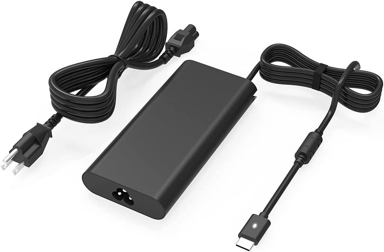 New 130W USB C Type C AC Power Adapter Dell Laptop Charger Replacement for Dell Precision 5530 2in1,Dell XPS 15 2in1 9575,DA130PM170 HA130PM170 0K00F5 K00F5 0M0H25 M0H25 T4V18 Laptop Power Cord