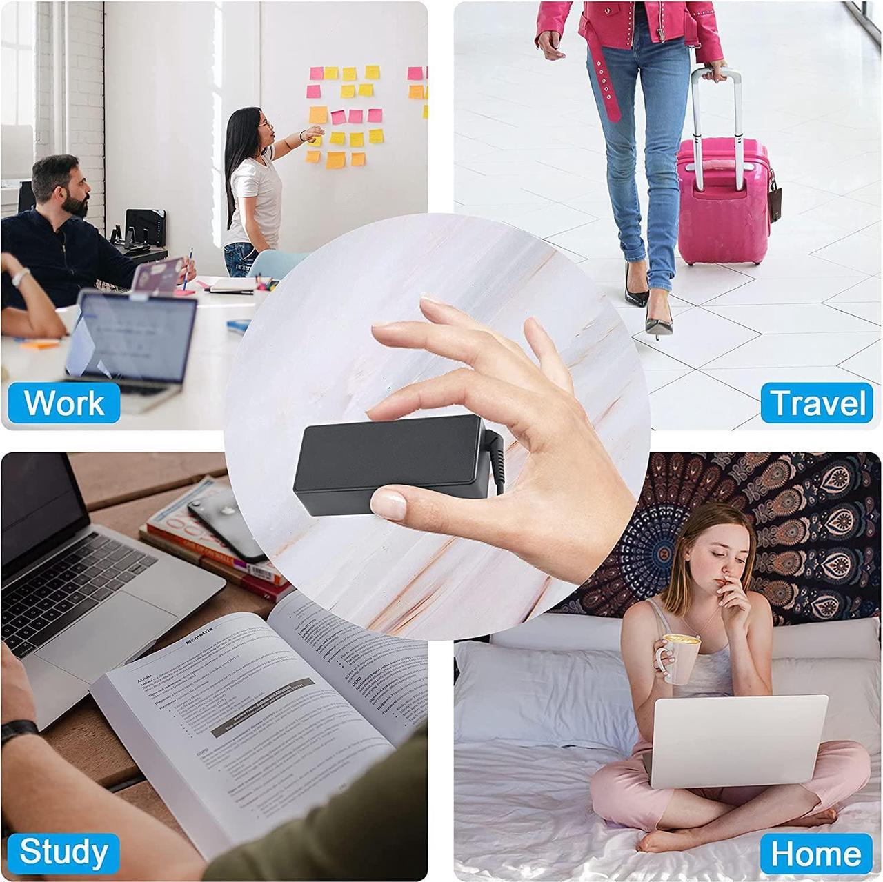 Alt view image 5 of 5 - 45W USB C   Replacement Hp Dell Lenovo Asus Acer Google chromebook Charger Fast Charging Type C AC Adapter Power Cord Supply
