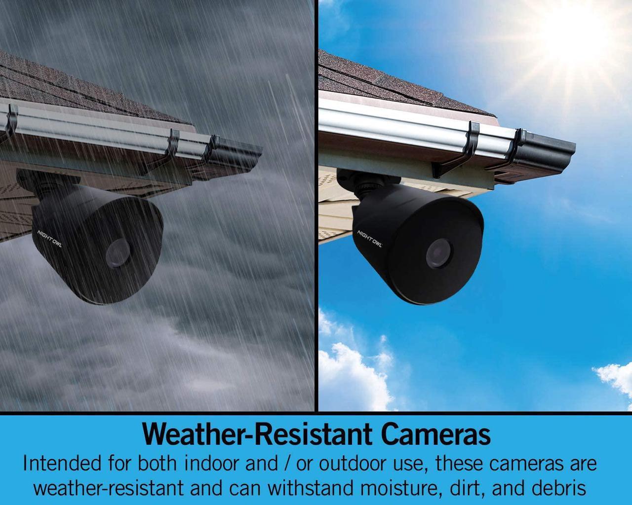 Alt view image 5 of 7 - Night Owl 1080p HD Wired Indoor/Outdoor Add-On Cameras, 100 ft. of Night Vision, Wide Viewing Angle and Color Night Vision (2-Pack)