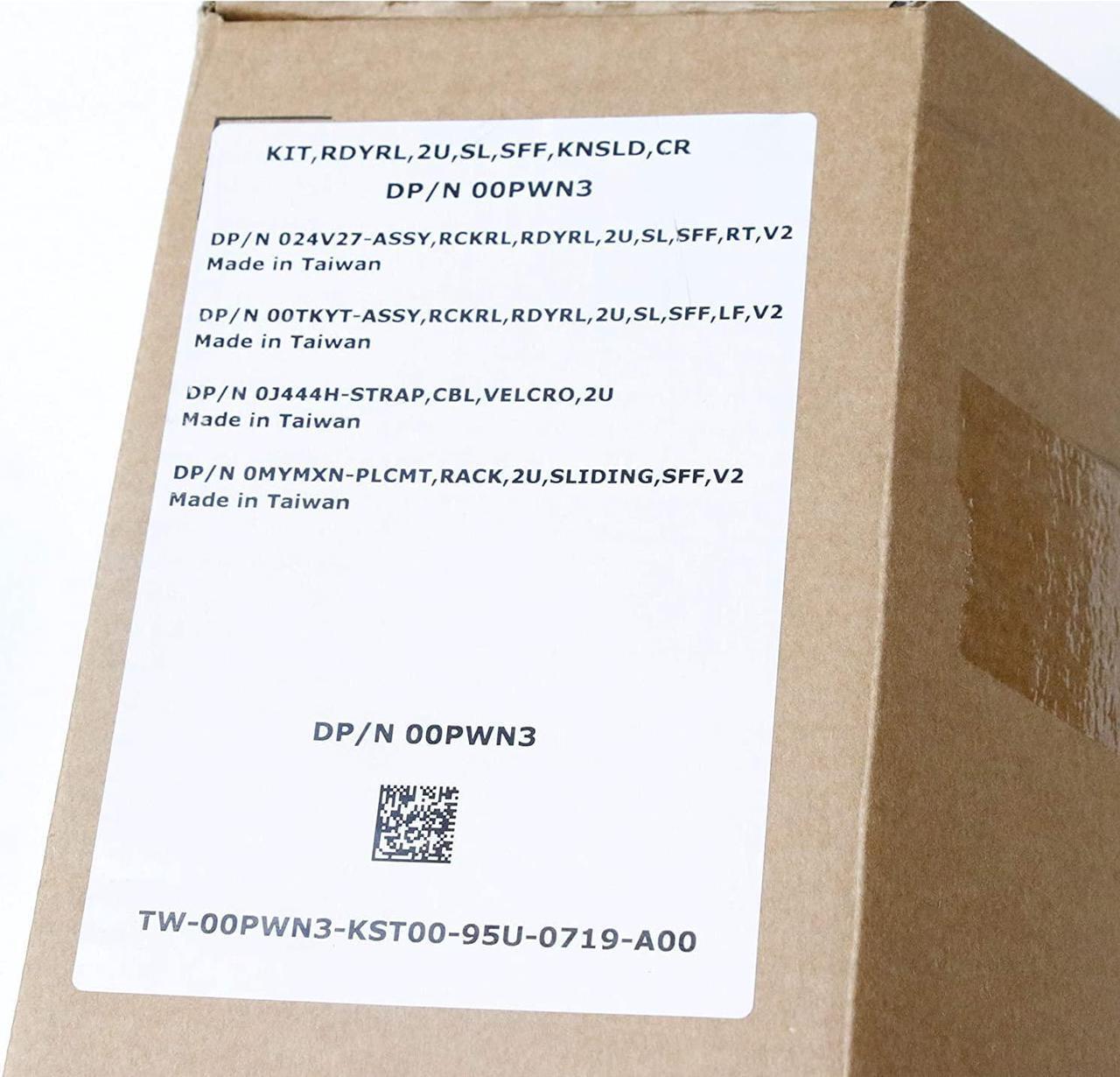 Alt view image 3 of 4 - BestParts New 2U Sliding Ready Rail Kit Compatible with Dell Poweredge R520 R540 R720 R720XD R730 R740 R820 0PWN3 H4 X 6 in Box
