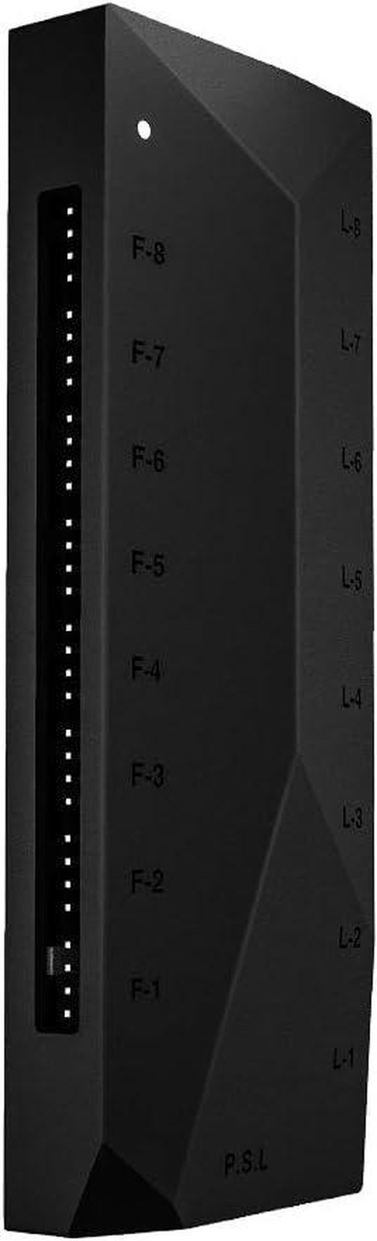 ID-COOLING HA-02 Fan Hub for Computer Internal Fans, 8 PWM Ports+8 ARGB Ports, ARGB Motherboard Sync, PWM Functional Fan Adapter