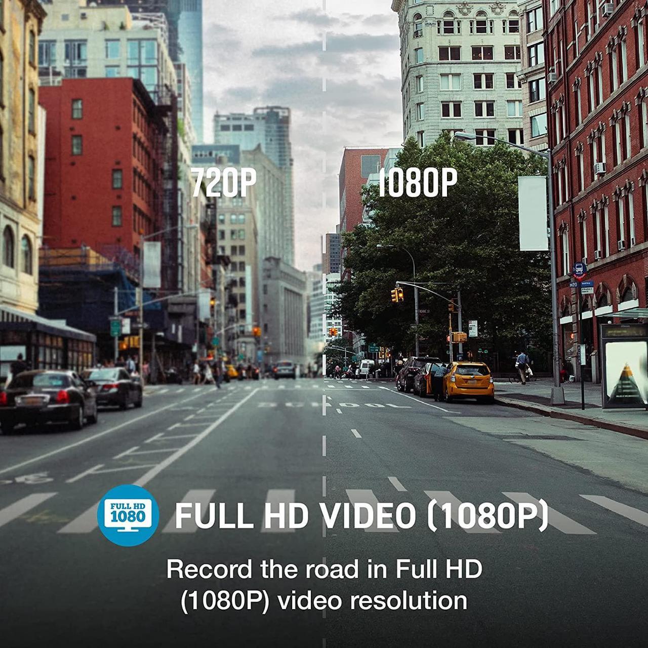 Alt view image 3 of 7 - M2 Radar-Mounted Smart Dash Cam  1080P Full HD Video Dash Cam, Shared Alerts, Incident Reports, Emergency Mayday, Parking Mode, Drive Smarter App, Wi-Fi & GPS, 16GB Micro SD Card